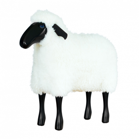 kleines schaf aus der echten Schafswolle