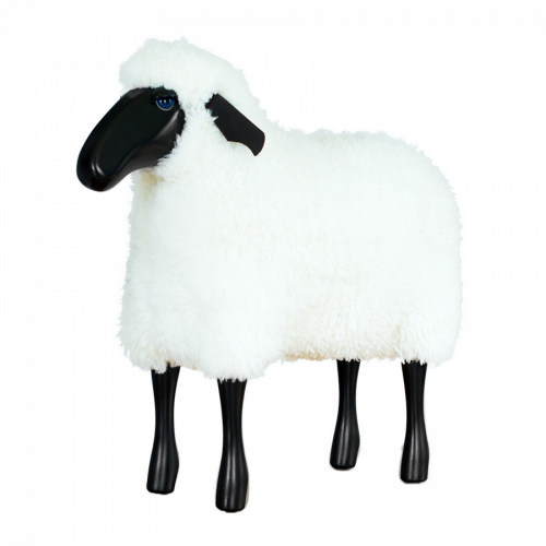 Schaf aus dem echten Fell, klein