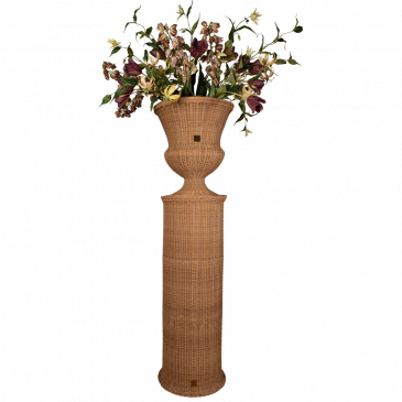 Vase auf Podest MEDICI natur