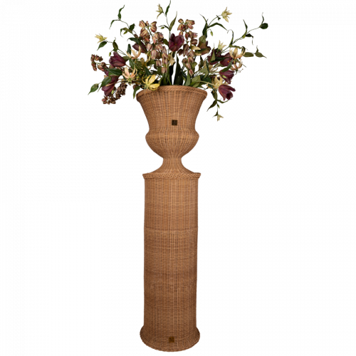 Vase auf Podest MEDICI natur